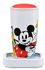 Mickey & Friends Chauffe-tasse en verre avec tasse de 473 ml
