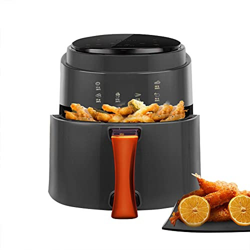 INMOZATA Air Fryer with LED Touch Screen,8L Large Oil Free Low Fat Air Fryers,60-Minute Timer & Max 200℃ Setting Digital Air Fryer,Hot Air Circulation Air Fryer Oven,4 Presets,Nonstick Basket,1400W