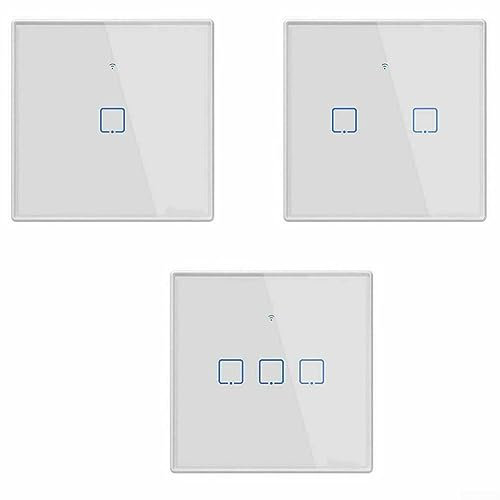 Interrupteur mural intelligent, POUR SONOFF T2UK 1/2/3 Position Home Wifi Smart Wall Light Switch Télécommande (1Gang)