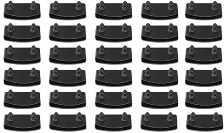 Taicols Supporti Di Ricambio In Plastica Per Doghe Del letto,Supporti per Rete A Doghe Doghe Per Binari Laterali,Accessori Di Collegamento (30)