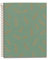 Miquelrius - Notebook A5 (148 x 210 mm), liniert, 120 Blatt à 70 g/m², Kartoneinband mit Kupferdetails, 4 farbige Streifen, Kupferspirale, Kollektion Feeling Mallorca, Blätter