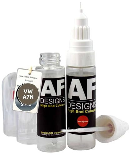 Lackstift kompatibel mit VW/Volkswagen Limestone Grey Metallic A7N + Klarlack Tufplack