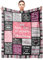 PRITOK Kuscheldecke Geburtstagsgeschenk für Frauen Geschenke für Frauen, Kuscheldecke Geschenke zum Frauen für Mama, Mädchen, Frau, Schwester, Freundin 130 * 150cm Happy Birthday Deko Decke