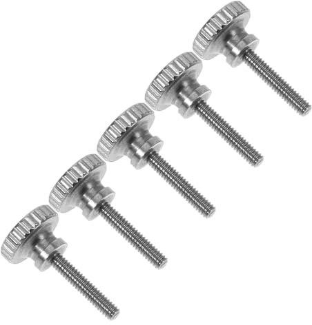 Mikikit 5stücke Edelstahlschrauben Mit Rändelschrauben Für Handdrehschrauben Edelstahlschrauben Und Metallschrauben Tragbar Für Diverse Projekte