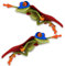 younikat Sticker Superman Frosch I 17 x 4,5 cm I Aufkleber I wetterfest I kfz_783