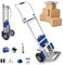 LTSRLL Treppensteiger-Sackkarre Elektrischer Handwagen Treppen rauf und runter mit 170kg Tragkraft, bürstenloser Motor & 48 V/7,5 Ah herausnehmbarer Akku, arbeitssparend und bequem