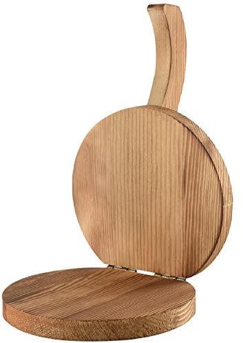 Priyyiu Outil de Pressage de Pâte Presse-Pâte Boulette Peau Bois Boulette Outil de Pressage Pâte Presseur Boulette Emballages Presseur C