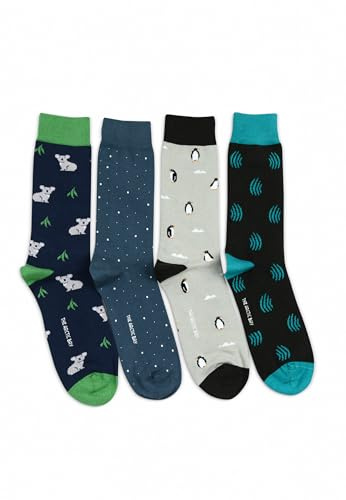 The Arctic Bay - 4er-Pack Socken - Austral Edition - Bio-Baumwolle - Doppelgarn - weich, bequem und robust