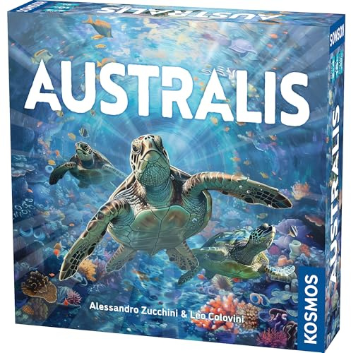 Thames & Kosmos Australis Strategiespiel | Würfelwettbewerb für Erwachsene & Kinder | 2–4 Spieler | ab 10 Jahren | Taktisches Brettspiel | Familienspielabend | Weltraum-Herausforderung