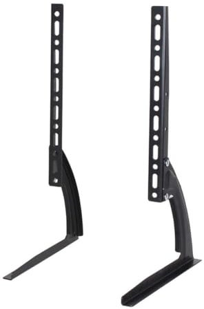 Dickly 2X Soporte para TV Pies para TV Altura Ajustable Fácil instalación para la mayoría de televisores Planos o curvos de 32-50 Pulgadas Patas para TV Base