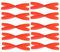Vaguelly Aircraft Set 2-vane Plastic Propellers for Toy Airplanes Gliders Small Airplane Parts Accessories