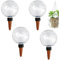 Wusideday Lot de 4 Ampoules d'arrosage automatiques, Globes d'arrosage pour Pot de Fleurs, Pics d'arrosage automatiques Transparents, bulbes d'arrosage pour, 500 ML - piquets d'eau