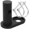 Yardwe Set di ganci passeggino accessori auto accessori per auto testa di disegno aggancio per rimorchio bici attacco per rimorchio bici fornitura bici acciaio inossidabile 304 Nero