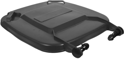 BATHVEVE Garbage Can Lid Replacement 30L Plastic Trash Bin Cover for Outdoor Garden and Indoor Kitchen