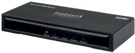 in-akustik Premium HDMI Splitter 1 IN/4 Out