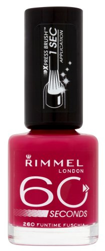 Rimmel 60 Seconds Nail Polish, Funtime Fuschia