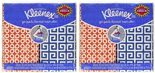 Kleenex 3-Ply Pocket Packs Facial Tissues (16 Packs of 10 Tissues) by Kleenex