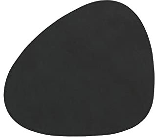 Lind DNA, Glasuntersetzer Curve, 11x13 cm, in der Farbe Nupo Schwarz, 981797