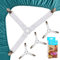 Felly Sangles pour Draps de Lit 4 Pièces Attache Drap Housse Triangle Attache Matelas élastique Tendeur de Draps Réglable Bretelles Sangle pour Matelas