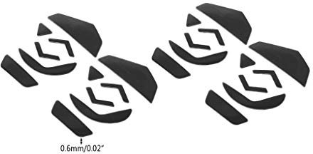 4 Sätze 0,6mm Teflon Maus Skates Maus Aufkleber Pad Für Logitech G502 Laser Mouse