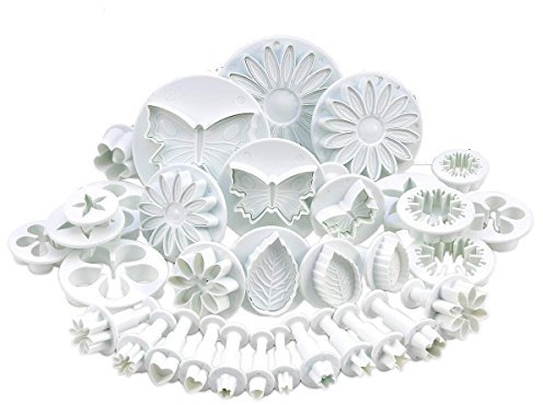 Auped 10 set di 33 stampini per fondente Decorazione Della Torta Formine per il fai da te, foglie per torte Decorating Fondant Per Decorare Torte, Fondente, Biscotti Sciroppo, Zucchero Di Mandorle