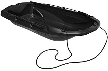 Pelican - Nomad 40 - LFT40PC06 - Multi-Purpose Utility Sled –– Toboggan – Heavy-Duty Polyethylene – High Walls – Safe and Secure (2020 Version), Black, 40 in