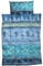 LIVING DREAMS Bettwäsche Indi Baumwolle blau 240x220 cm orientalische Ornamente Bordüren Bettwäsche-Set modernes Landhaus Italienischer Flair so hip…