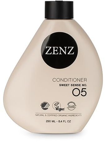 ZENZ | Conditioner | Sweet Sense no. 05 | 250 ml | Duft von Bergamotte & Orangeblüte - Verleiht Volumen und spendet Feuchtigkeit - Silikonfrei - für normales und Feines Haar