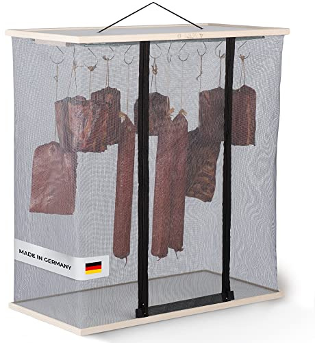 L.E.W. Trockner L.E.W. Armoire de Maturation pour viandes et saucisses, Poissons et bœuf séché | Armoire de séchage | Idéal pour Faire Vos Propres saucisses (Modèle 3/71 x 35 x 75 cm)