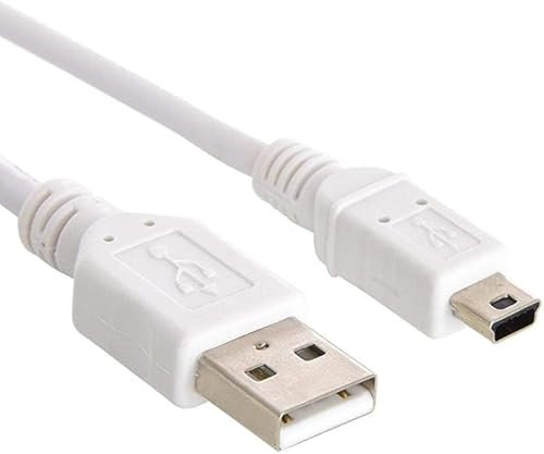 iSeventy9 2m USB 2.0 Hi-Speed A to mini-B 5 pin Cable Power & Data Lead-WHITE