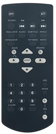 VINABTY RM-X168 Ersatzfernbedienung Kompatibel mit Sony Auto-Audiosystem MEX-DV1700U MEX-DV700 MEX-DV800 MEXDV1700U MEXDV800