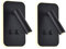 uksunvi Applique LED, applique de lecture de chevet, liseuses murales LED 12W, spot orientable （3W + 9W 3000K lumière chaude） (rectangle noir 2PCS)