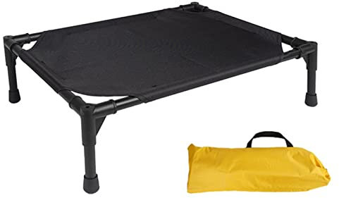 Eteslot Outdoor Liege für Hunde, klappbar Sonnenschutz hundeliege mit sonnendach, hundezelt hundebett Outdoor mit Dach, Zusätzliche Tragetasche