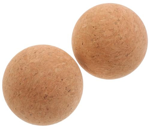 Kichvoe 2pcs Wine Cork Ball Wooden Cork Ball Stopper 2.4inch Glass Wine Decanters Carafes Top for Wine Decanter Carafe Bottle Replacement Cork Caps Stoppers