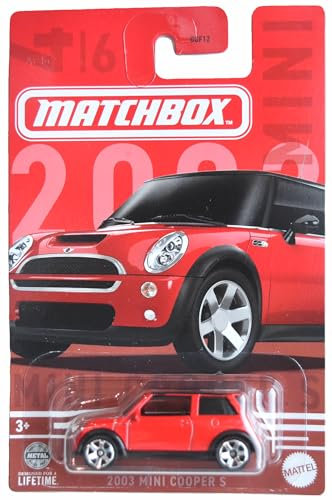 Matchbox 2003 Mini Cooper S, rot 4/6