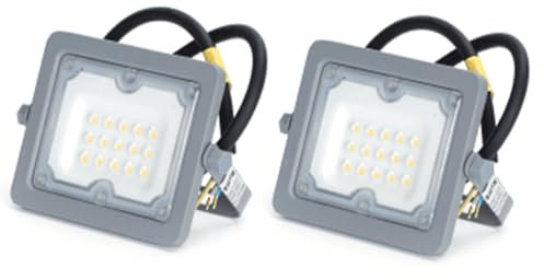 Blendend Proiettori LED slim (2 pz.) con cavo da 50 cm 10 W