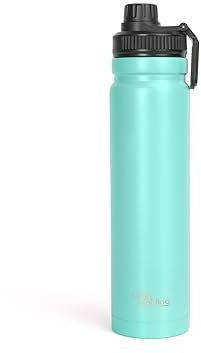Botella de Agua Acero Inoxidable 750ml - Botella Térmica de Doble Pared Aislada al Vacío, Ligera y Fácil de Llevar, Mantiene la Bebida Fría 16h y Caliente 10h. A Prueba de Fugas. Libre BPA