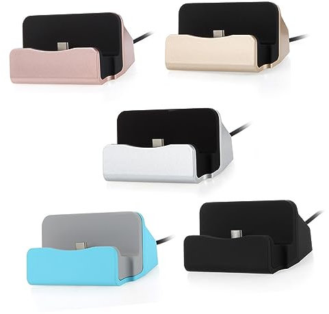 KITANDOVE Base di Ricarica USB Type-C da Tavolo Stazione di Ricarica Sincronizzazione Dati Compatibile per 5/Lumia 950 Xl/ /10/Pixel Xl e Altri Dispositivi Type-C