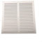Aprilsunnyzone Griglia di ventilazione in lega di alluminio, copertura rettangolare in metallo, copertura quadrata per griglia di ventilazione, con griglia di ventilazione (400 x 400 mm)