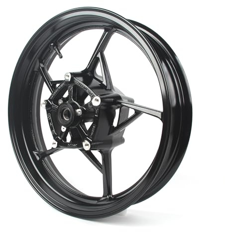 3,5 x 17 Zoll Vorderrad Felgen für Ninja 650 Z650 Z900 2017-2024 / Z900SE 2022-2024 Motorrad Z 900 Zubehör Z 650 Ninja 650 650 Ninja650 Schwarz 17 2018 2019 2020
