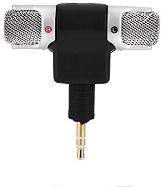 Tbest TV, VidéO et Maison O, Télévision, VidéO et Maison O, Microphones, Mini-stéréo Microphone Micro 3,5 Mm Jack de Pluging en Or pour PC Ordinateur Portable MD Caméra