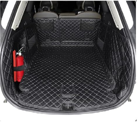 Tapete Maletero para Volvo Xc60 2009-2014 Esteras para Maletero De Coche Protector Antisuciedad De Cuero Bandeja Revestimiento De Carga(8)