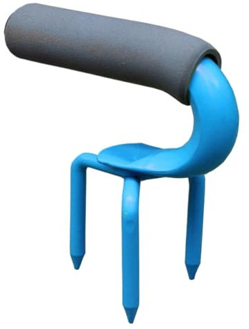 Bodenlockerungswerkzeug Lösen Sie die Krallen, Erdfräse, Lösen Sie die Krallen, Topffräse, Handfräse, Gartenhof-Bodenlockerer, Lösen Sie die manuell Gartenkrone Rasendünger (Blue, One Size)