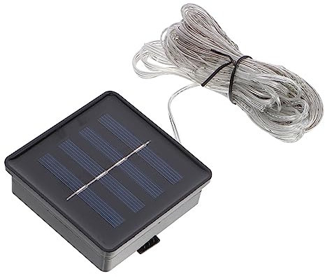 GALPADA Solar Parasol Light Strip Outdoor LED String Lamp for Garden Decoration White Light Easy Installation Long Lifespan for Patios and Umbrellas