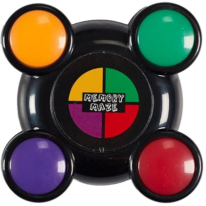 La Chaise Longue Jeu de Memory Maze Compact Électronique Multicolore | Plastique polypropylène, gadget électronique de mémoire, enfants et adultes, jeu de voyage compact