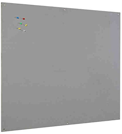 Bi-Office Notice Board, Grey Felt, Unframed, 180x120 cm