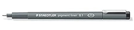 Pigment Liner MARSGRAPHIC 0,1 schw.