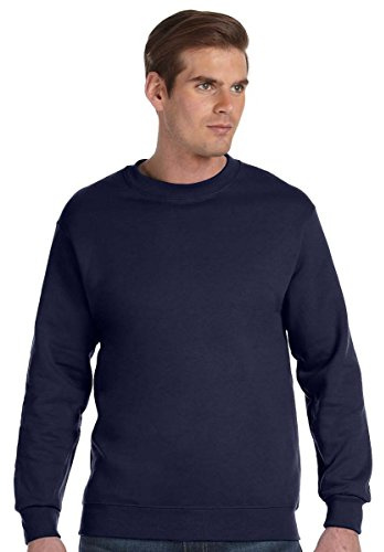 GILDAN Men's 50/50 Adult Crewneck Sweatshirt, Blue (Navy), 3XL UK