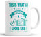 This is What an Awesome Vet Looks Like Mug Humour, Joke, Leaving Present, Friend Gift Cup Birthday Christmas, Ceramic Mugs
