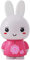 Alilo Honey Bunny Bluetooth - Mediaplayer, Bluetooth-Lautsprecher, Schlaftrainer - Ausgesuchte Geschichten und Lieder in Englischer Sprache - Multilinguale Sprachausgabe - Farbe: Pink